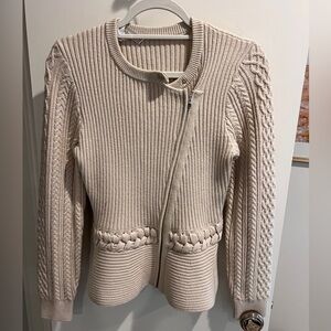 Jonathan Simkhai Peplum Sweater - Sz Medium